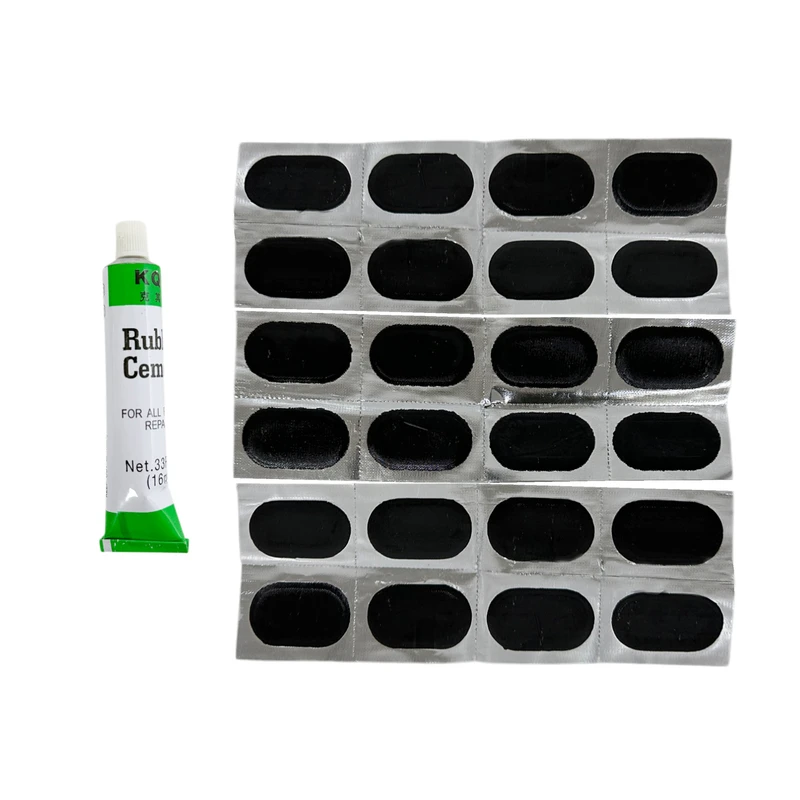 چسب و وصله پنچرگیری دوچرخه مدل 41 بسته 25 عددی