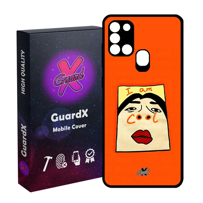 کاور گارد ایکس طرح Cool مدل Glass10616 مناسب برای گوشی موبایل سامسونگ Galaxy A21s