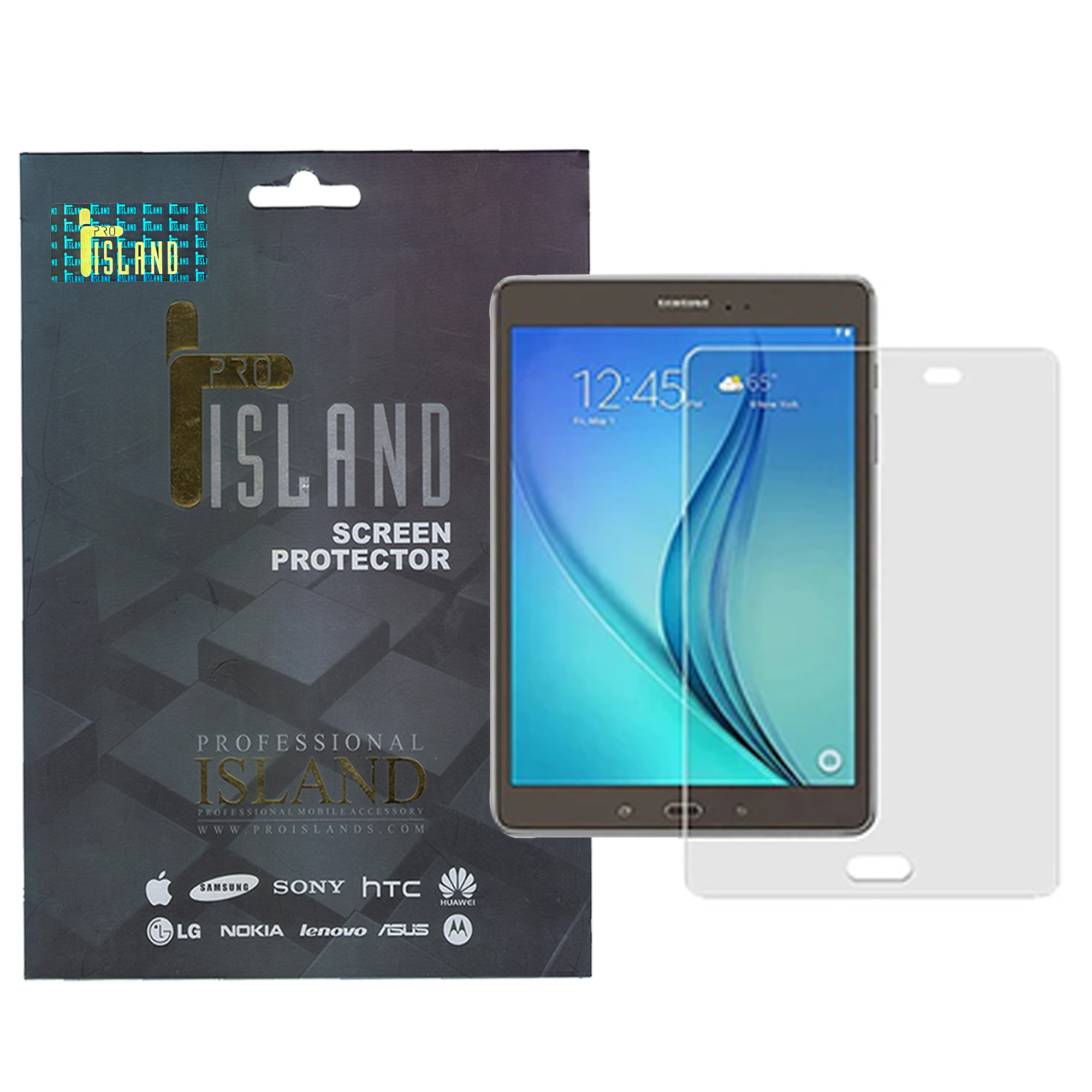 محافظ صفحه نمایش پرو آیلند مدل 5D Plus  مناسب برای تبلت سامسونگ Galaxy Tab A 8.0 SM-T355