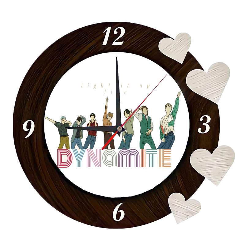 ساعت دیواری مدل BTS Dynamite 006