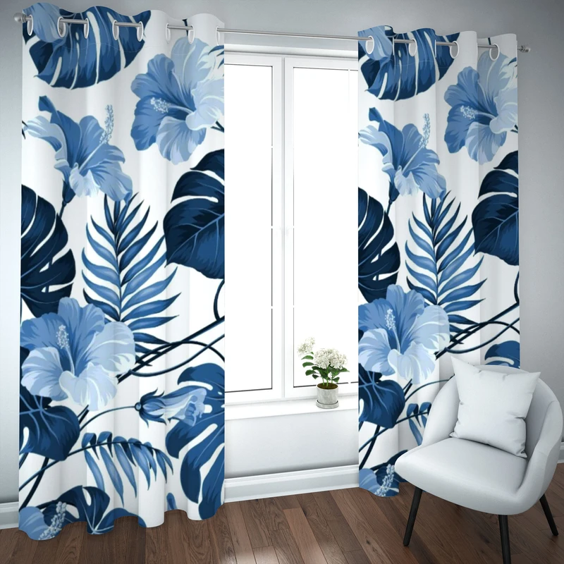 پرده مدل چاپی هازان سایز 300×150 سانتی متر 