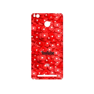 MAHOOT Youtube Cover Sticker for Xiaomi Redmi 3 Pro