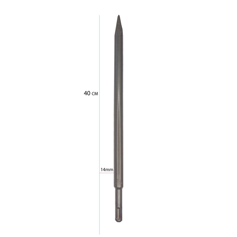 قلم چهار شیار نوک تیز ولف مدل 40CM سایز 14میلیمتر