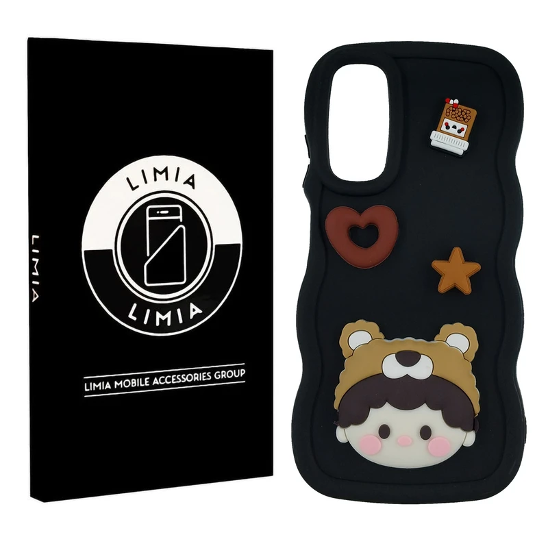 کاور لیمیا مدل عروسکی برجسته مناسب برای گوشی موبایل سامسونگ Galaxy A05S