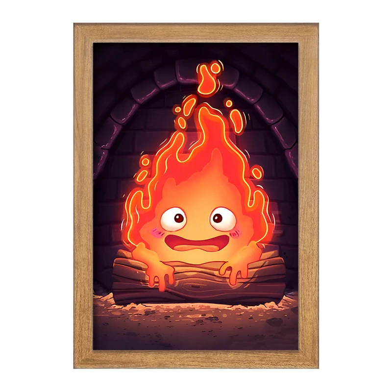 تابلو خندالو مدل کالسیفر انیمه قلعه متحرک هاول کد F9380