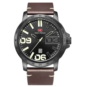 ساعت مچی عقربه‌ای مردانه مینی فوکوس مدل 0169BRN