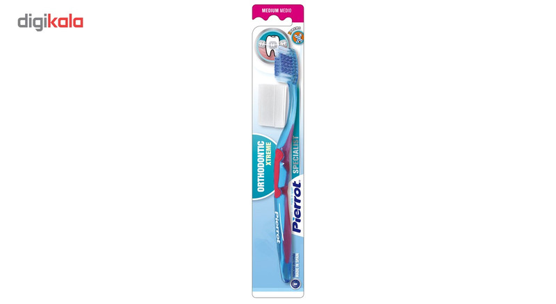 مسواک ارتودنسی پیرروت مدلOrtho Xtreme با برس متوسط مسواک ارتودنسی پیرروت مدلOrtho Xtreme با برس متوسط