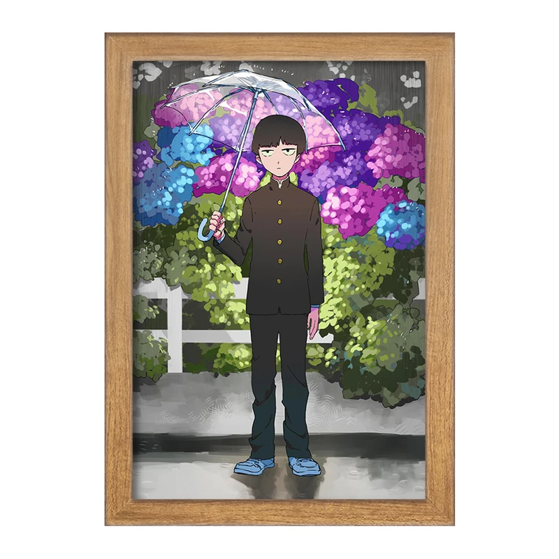 تابلو خندالو مدل شییکو انیمه موب سایکو Mob Psycho 100 کد 24445