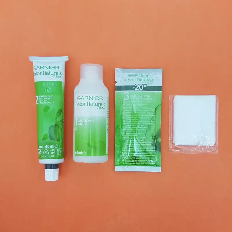 کیت رنگ مو گارنیه شماره 7N حجم 40 میلی لیتر رنگ بلوطی مجموعه 2 عددی