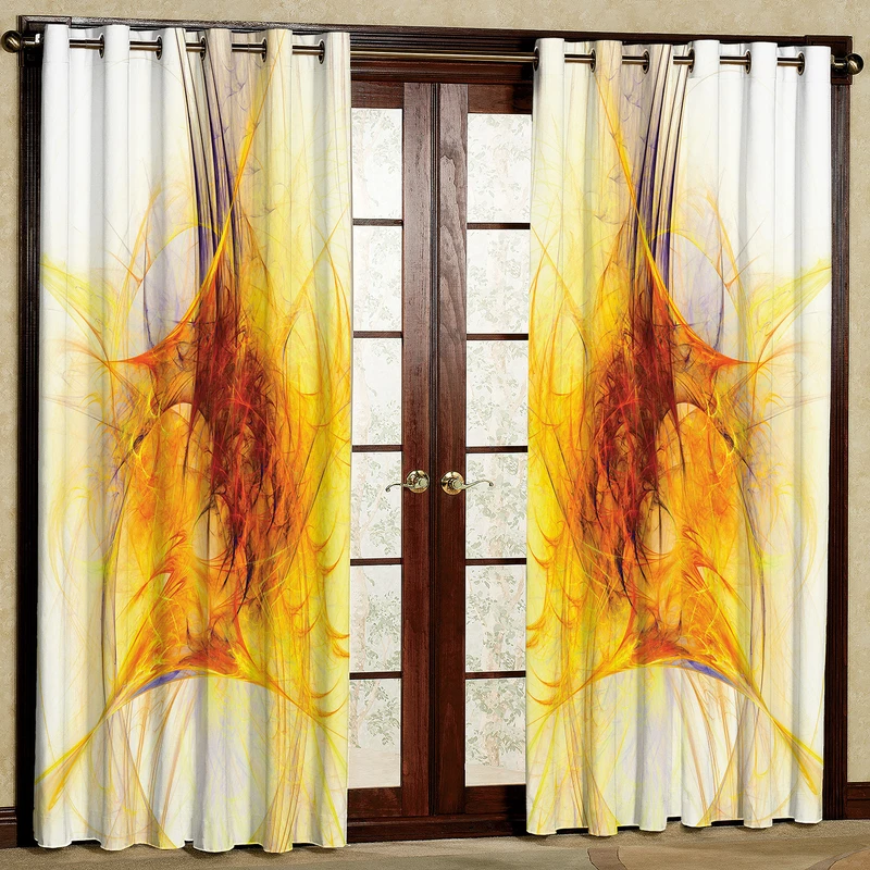   پرده مدل طرح دار مخمل پانچی کد 2064 سایز 140x280 سانتی متر