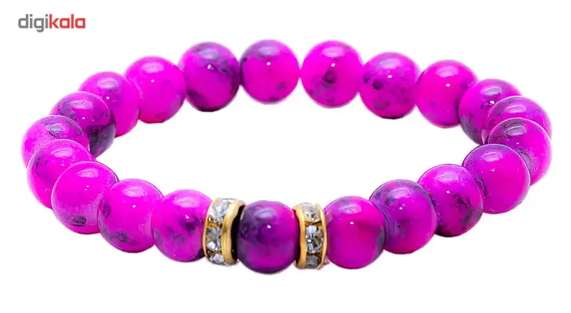 دستبند باربد طرح کشی مهره ای کد B218