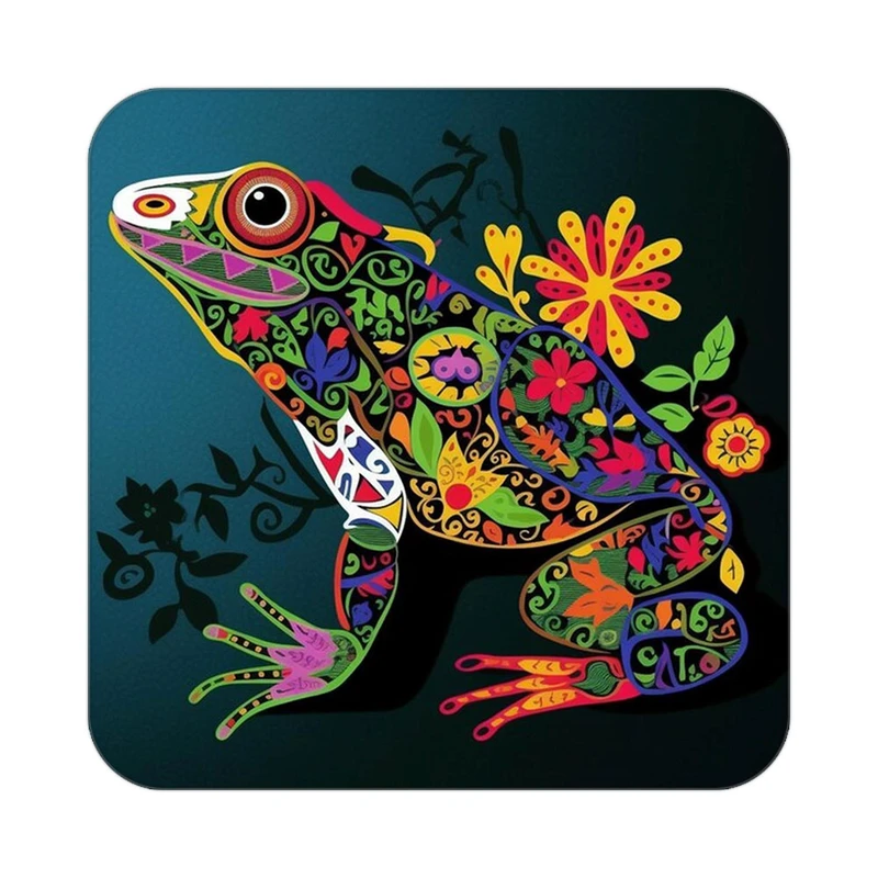 زیر لیوانی کاکتی طرح حیوانات رنگی مدل mp25581