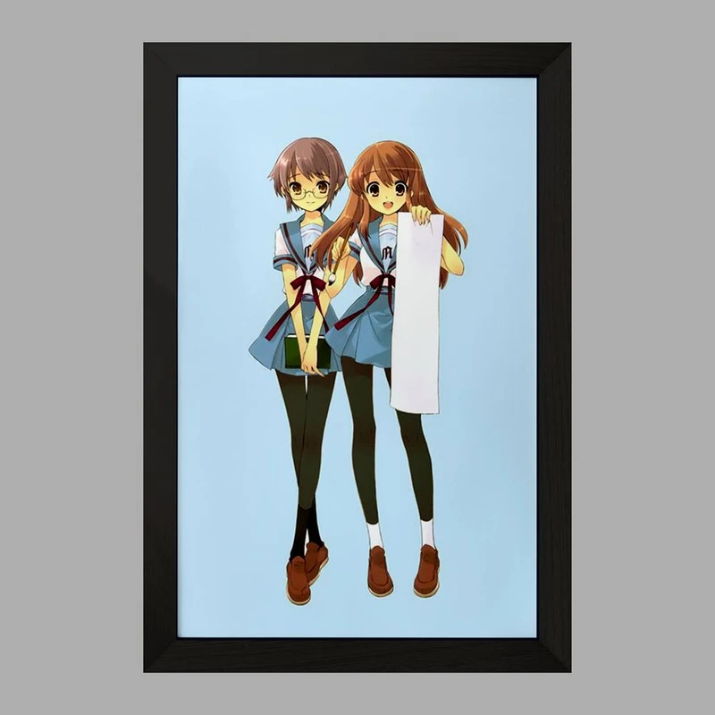 تابلو خندالو مدل میکورو و یوکی انیمه ناپدید شدن هاروهی سوزومیا کد 24328