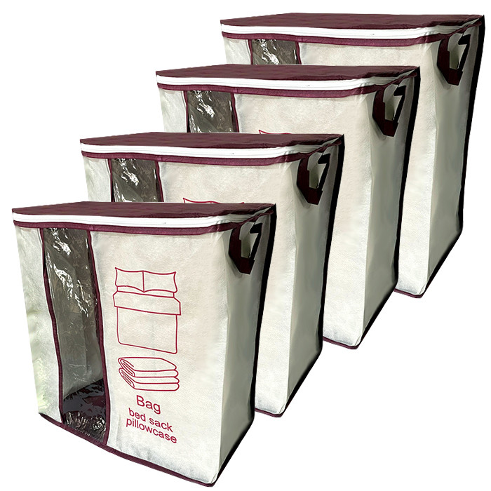 کاور پتو بدساک مدل دسته دار بسته ۴ عددی