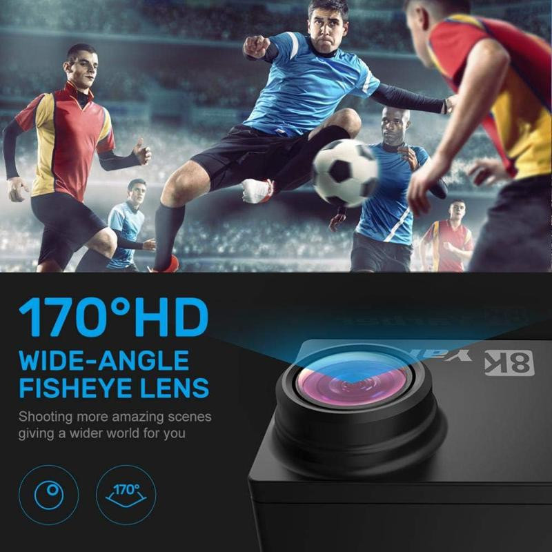 دوربین فیلم برداری ورزشی یاربر مدل action cam AR01 8K