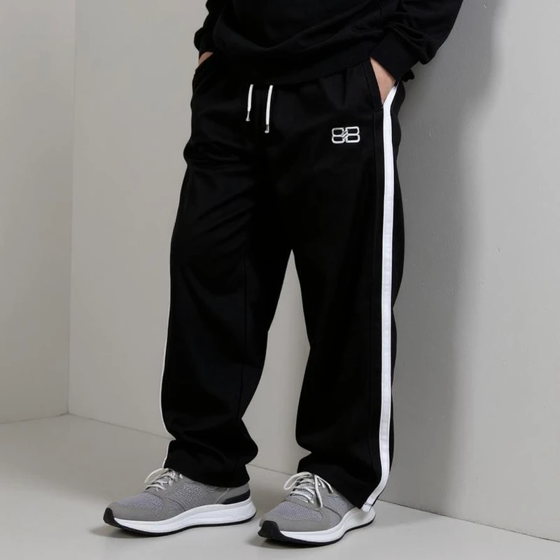 شلوار بگ مردانه مدل کمرکشی کد fa_bbm3