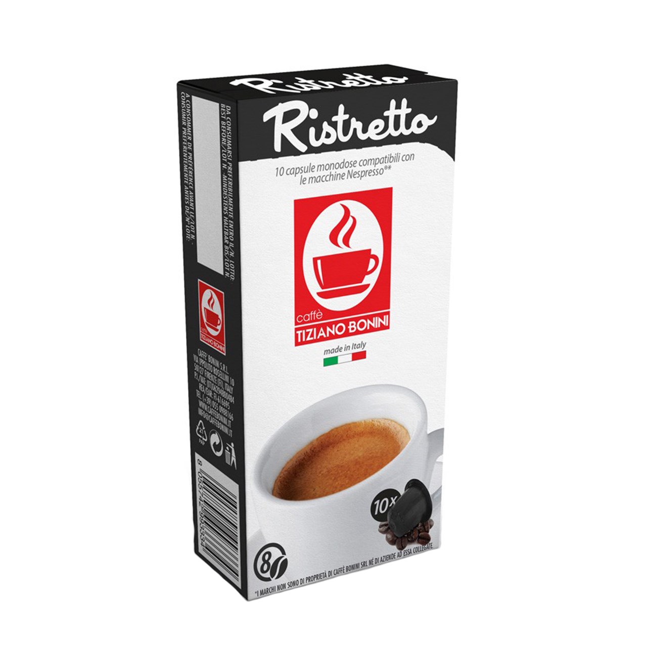 کپسول قهوه تیزیانو بونینی مدل Ristretto