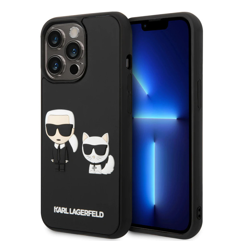 کاور کارل لاگرفلد مدل 3D CHOUPETTE مناسب برای گوشی موبایل اپل IPHONE 14 PROMAX