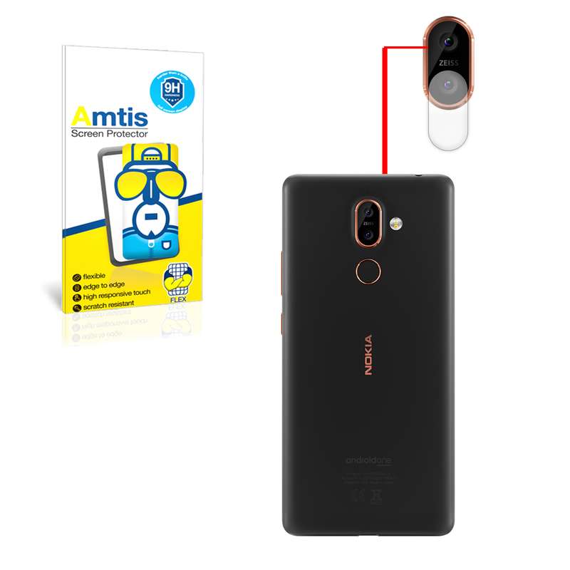 محافظ لنز دوربین امتیس مدل n7plus مناسب برای گوشی موبایل نوکیا N7 PLUS