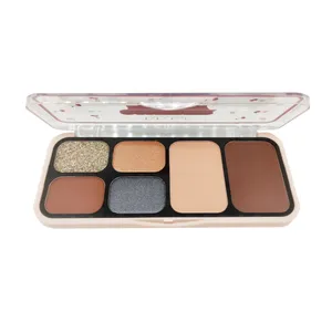 پالت رژگونه و هایلایتر دودوگرل مدل D4136 شماره 03