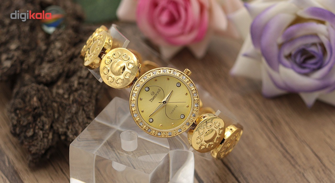 ساعت مچی عقربه ای زنانه تایم زون  مدل TZ1202