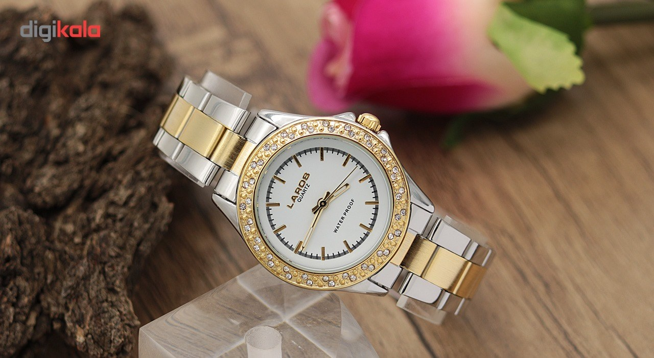 ساعت مچی عقربه ای زنانه  لاروس  مدل LR1208