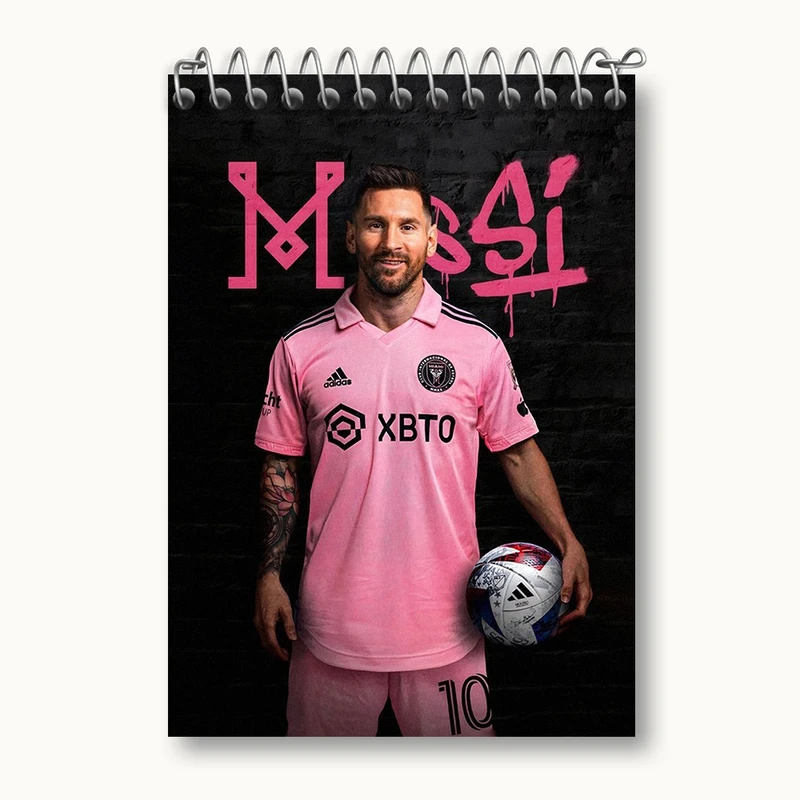 دفتر یادداشت 50 برگ خندالو مدل لیونل مسی کد 36477