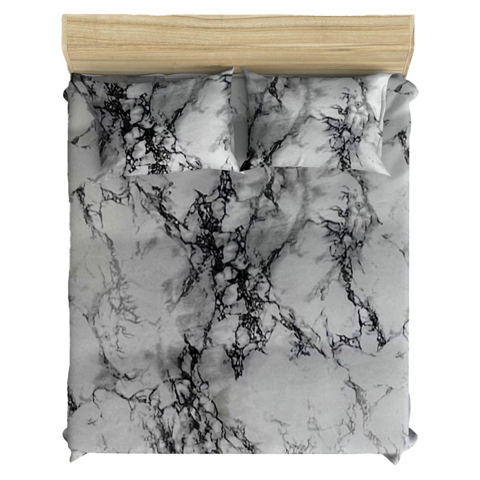 سرویس ملحفه کوکو جم مدل دیجی مرمر دونفره 3 تکه