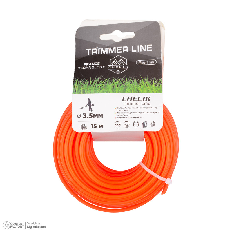 نخ علف تراش تریمر لاین مدل گرد کد 3.5mm-15m-T نخ علف تراش تریمر لاین مدل گرد کد 3.5mm-15m-T