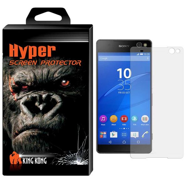 محافظ صفحه نمایش شیشه ای کینگ کونگ مدل Hyper Protector مناسب برای گوشی Sony Xperia C5 محافظ صفحه نمایش شیشه ای کینگ کونگ مدل Hyper Protector مناسب برای گوشی Sony Xperia C5
