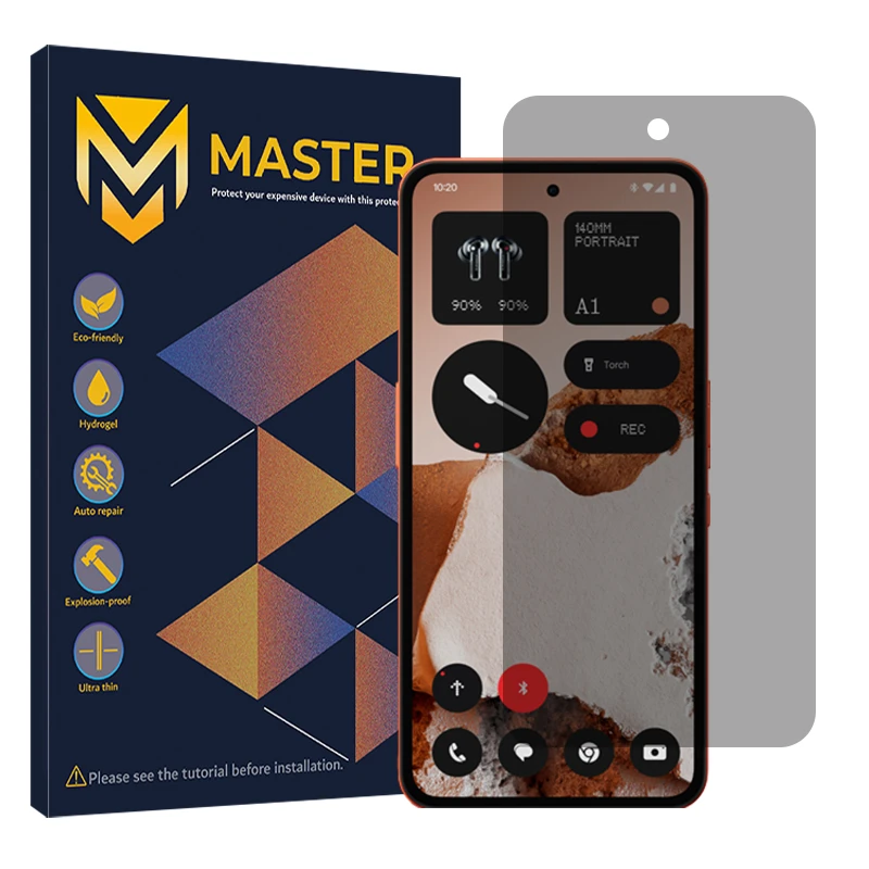 محافظ صفحه نمایش حریم شخصی مستر مدل Resistant مناسب برای گوشی موبایل ناتینگ CMF Phone 2 Pro