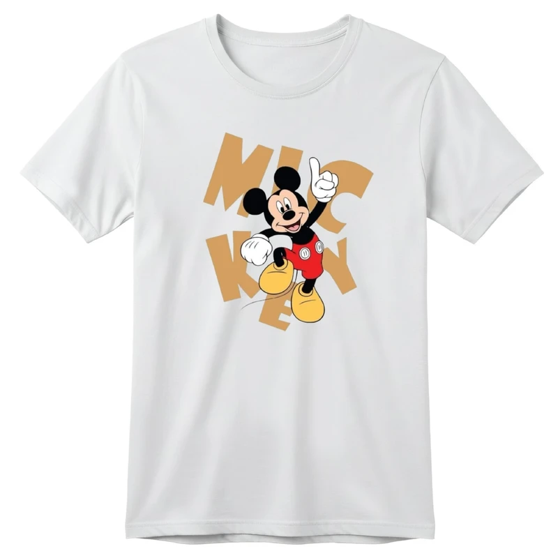 تی‌شرت آستین کوتاه بچگانه مدل میکی کد v1 