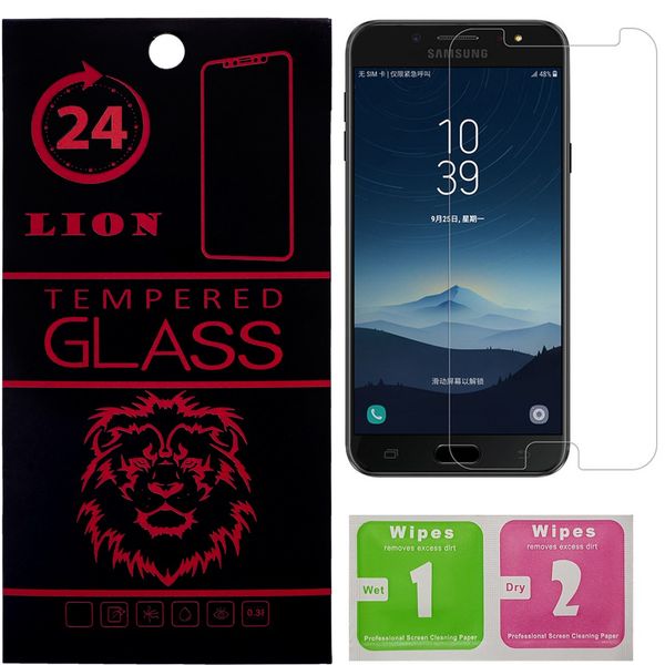 محافظ صفحه نمایش شیشه ای لاین مدل 2.5D مناسب برای گوشی سامسونگ گلکسی C8 محافظ صفحه نمایش شیشه ای لاین مدل 2.5D مناسب برای گوشی سامسونگ گلکسی C8