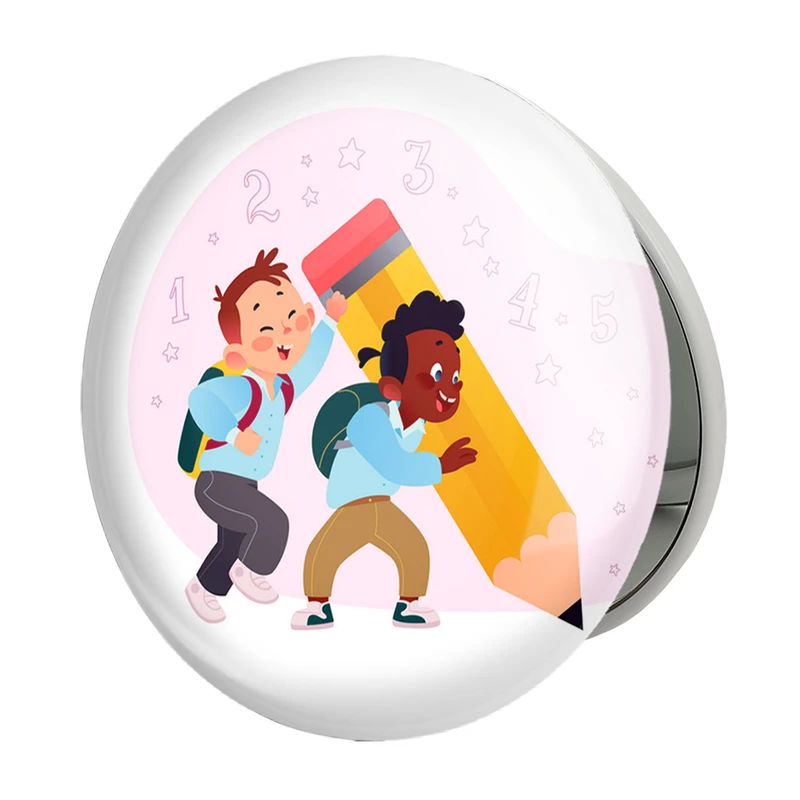 آینه جیبی خندالو طرح بازگشت به مدرسه مدل تاشو کد 30054