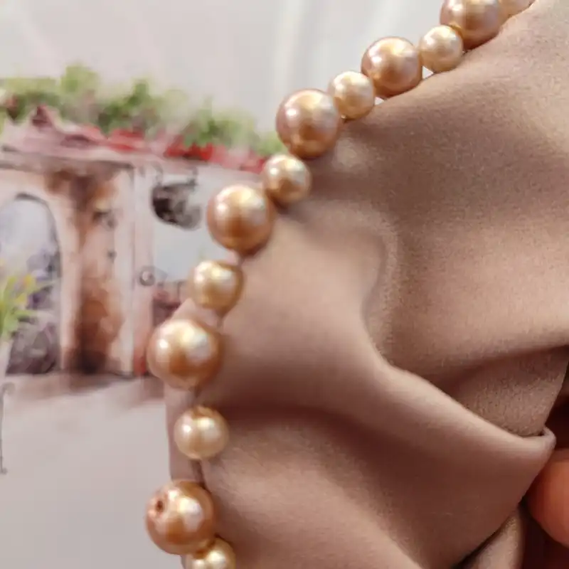 کش مو زنانه مدل اسکرانچی مرواریدی