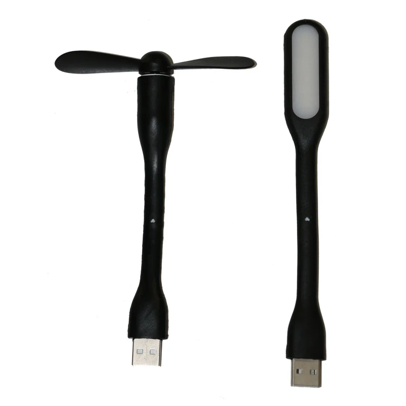 پنکه همراه ریمکس Mini USB مدلMb68 به همراه چراغ ال ای دی
