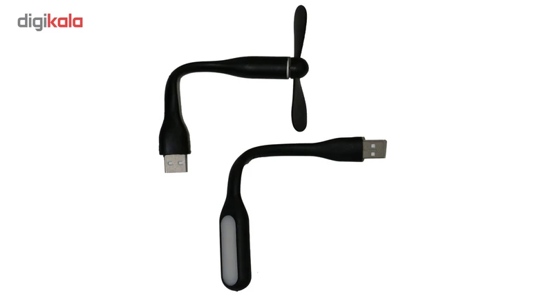 عکس شماره 2 : پنکه همراه ریمکس mini usb مدلmb68 به همراه چراغ ال ای دی