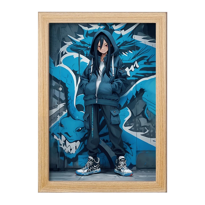 تابلو خندالو مدل دخترانه انیمه ای کد F4156