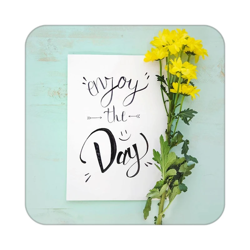 زیر لیوانی کاکتی طرح جملات انگیزشی و مثبت مدل mp25170