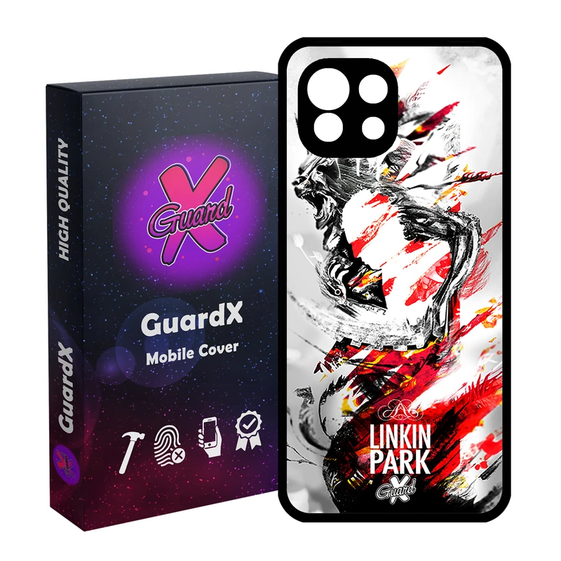 کاور گارد ایکس طرح Linkin Park مدل Glass10082 مناسب برای گوشی موبایل شیائومی Mi 11 Lite