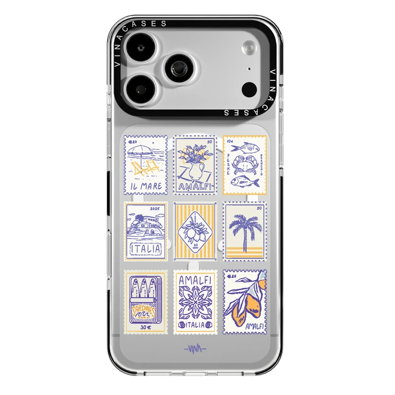 کاور ویناکیسز مدل  Italy stamps MagSafe مناسب برای گوشی موبایل اپل iphone 17 pro max 