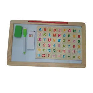 تخته وایت برد سایز 35×21 سانتی متر به همراه ماژیک و تخته پاک کن و حروف مگنت دار و گچ