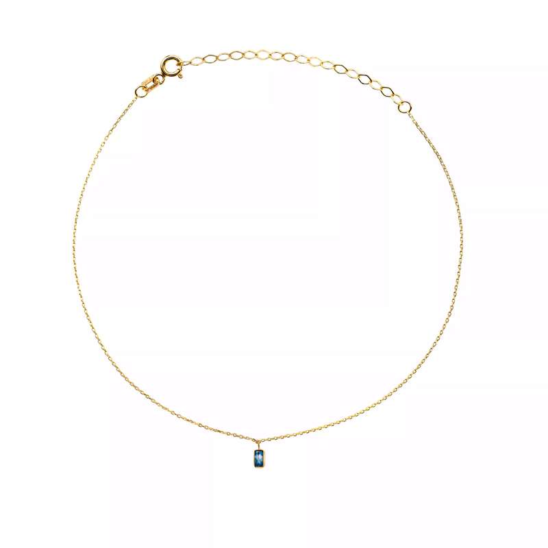 پابند طلا 18 عیار زنانه روبی آرت گالری مدل 50451