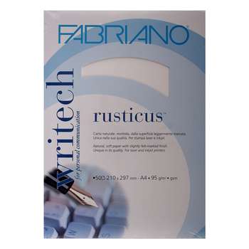 کاغذ فابریانو مدل  Rusticus Neve سایز A4 بسته 50 عددی