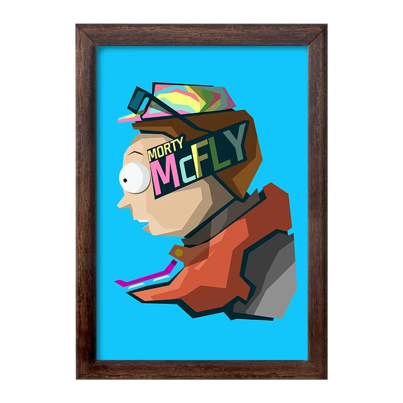 تابلو خندالو طرح انیمیشن ریک و مورتی Rick and Mort کد 26395