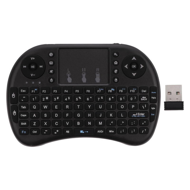 مینی کیبورد بی سیم همراه با تاچ پد مدل  WIFI 2.4GHz