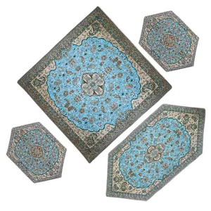 ست 4 تکه رومیزی مدل شاه عباسی کد BU4-4