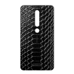 برچسب پوششی ماهوت مدل Snake Leather مناسب برای گوشی Nokia 6.1