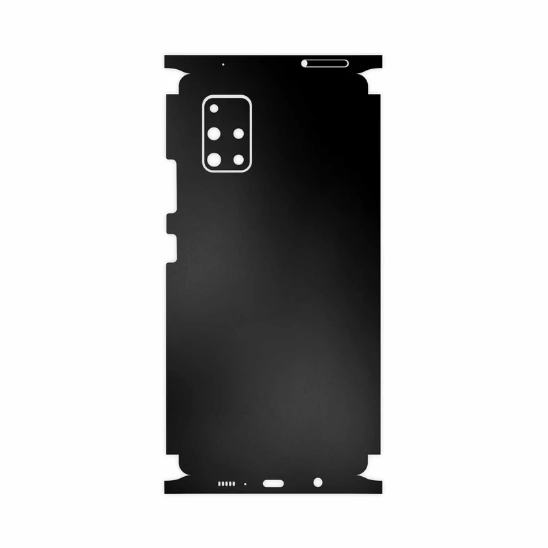 برچسب پوششی ماهوت مدل Matte-Black-FullSkin مناسب برای گوشی موبایل سامسونگ Galaxy A71 5G
