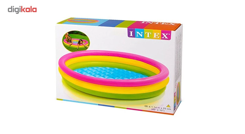 عکس شماره 5 : استخر بادی اینتکس مدل 57412 بهمراه پمپ باد دستی